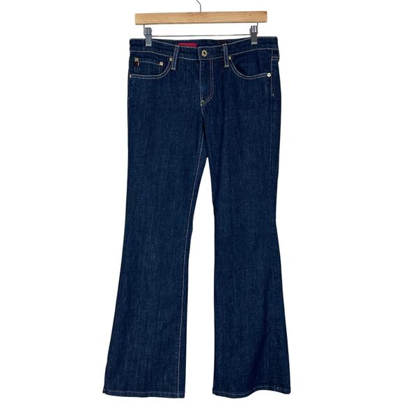 Adriano Goldschmied The Club Bootcut Jeans Womens 29R Dark Wash Stretch Retro - Picture 1 of 9